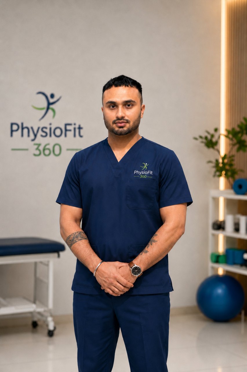 Dr. Ankit Choudhary, physiotherapist at Physio Fit 360 Chandigarh